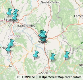 Mappa Via Monte Soratte, 06034 Foligno PG, Italia (15.91308)