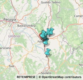 Mappa Via Monte Soratte, 06034 Foligno PG, Italia (22.27)