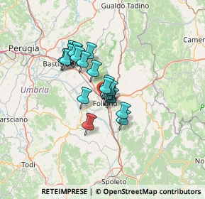 Mappa Via Monte Soratte, 06034 Foligno PG, Italia (9.287)