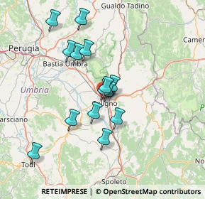 Mappa Via Monte Soratte, 06034 Foligno PG, Italia (12.74)