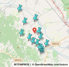 Mappa Via Fossato, 06031 Bevagna PG, Italia (3.44)