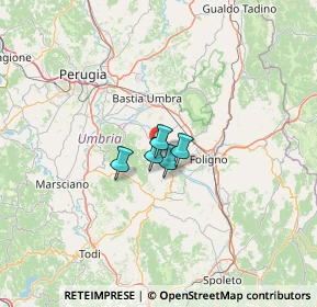 Mappa Via Fossato, 06031 Bevagna PG, Italia (40.66727)