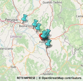 Mappa Via Feliciano Campitelli, 06034 Foligno PG, Italia (5.76273)