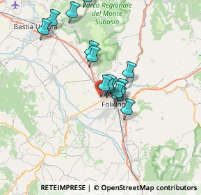 Mappa Via Feliciano Campitelli, 06034 Foligno PG, Italia (6.07143)