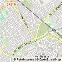 Hartă Foligno
