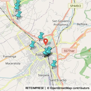 Mappa Via Lazio, 06034 Foligno PG, Italia (2.09727)