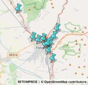 Mappa Via Liguria, 06034 Foligno PG, Italia (2.31636)