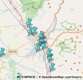 Mappa Via Liguria, 06034 Foligno PG, Italia (3.68385)