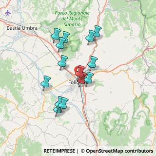 Mappa Via Lazio, 06034 Foligno PG, Italia (6.58071)