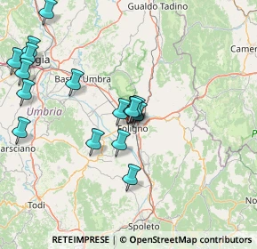 Mappa PARADISI GIULIANO, 06034 Foligno PG, Italia (16.8525)