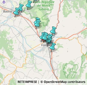 Mappa PARADISI GIULIANO, 06034 Foligno PG, Italia (5.95857)