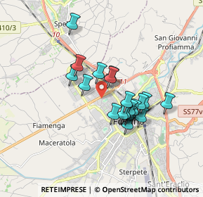 Mappa Presso Centro, 06034 Foligno PG, Italia (1.3895)