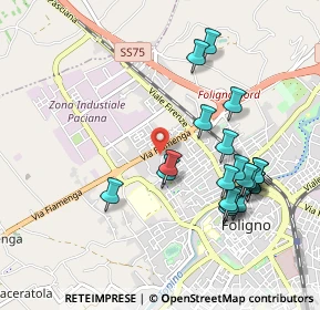 Mappa Presso Centro, 06034 Foligno PG, Italia (1.0295)