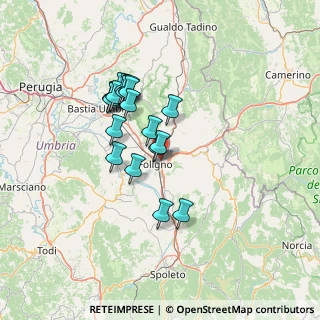Mappa Via Tiziano, 06034 Foligno PG, Italia (12.0655)