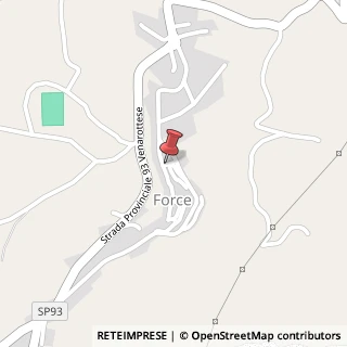 Mappa Via San Francesco, 32, 63086 Force, Ascoli Piceno (Marche)