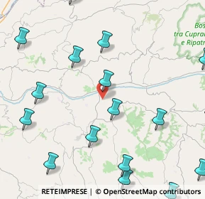 Mappa Contrada tesino, 63073 Offida AP, Italia (6.4465)