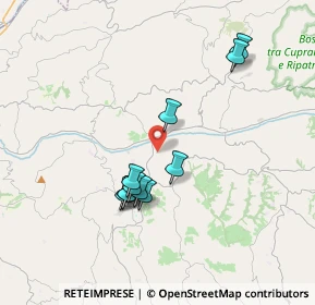 Mappa Contrada tesino, 63073 Offida AP, Italia (3.36182)