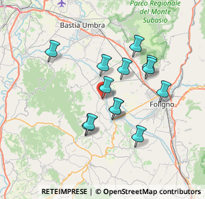 Mappa Via Cantalupo, 06031 Bevagna PG, Italia (6.11769)