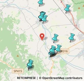 Mappa Via Cantalupo, 06031 Bevagna PG, Italia (4.3355)