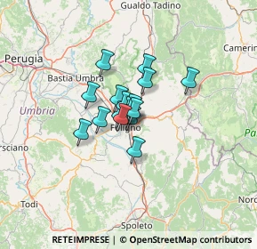 Mappa Via Calabria, 06034 Foligno PG, Italia (6.88625)