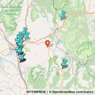 Mappa Foligno, 06030 Foligno PG, Italia (11.104)