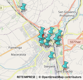 Mappa Via Monte Rosa, 06034 Foligno PG, Italia (1.4425)