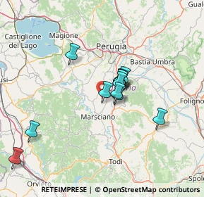 Mappa Fraz. Papiano via Comunale, 06055 Marsciano PG, Italia (11.3075)