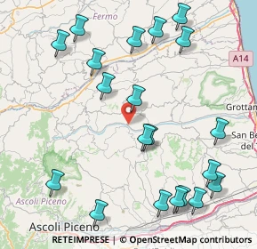 Mappa Contrada Gallo, 63030 Cossignano AP, Italia (10.315)