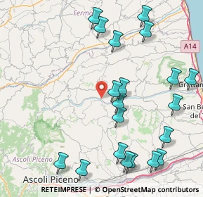 Mappa Contrada Gallo, 63030 Cossignano AP, Italia (10.308)