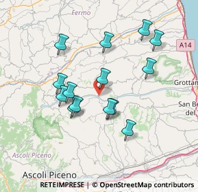 Mappa Contrada Gallo, 63030 Cossignano AP, Italia (6.82929)