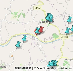 Mappa Contrada Gallo, 63030 Cossignano AP, Italia (2.665)