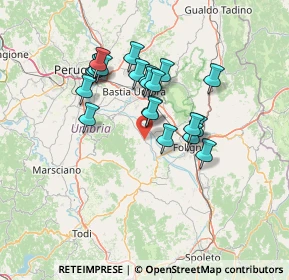 Mappa Via Piandarca, 06031 Cannara PG, Italia (11.816)