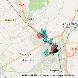 Mappa Via Valter Baldaccini, 06034 Foligno PG, Italia (1.862)