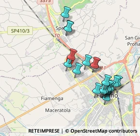 Mappa Via Antonio da Sangallo, 06034 Foligno PG, Italia (1.994)