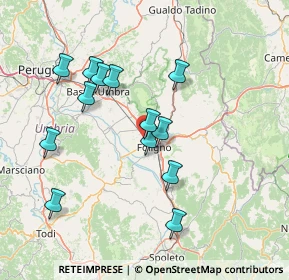 Mappa Via Antonio da Sangallo, 06034 Foligno PG, Italia (14.55385)