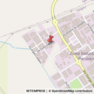 Mappa Via Giulio Giuliani, 5, 06034 Foligno, Perugia (Umbria)