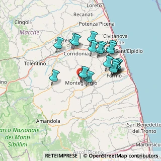 Mappa SP 37, 63833 Montegiorgio FM, Italia (12.333)