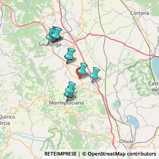 Mappa Via del Palazzo, 53045 Montepulciano SI, Italia (6.60833)