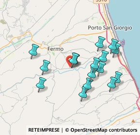 Mappa Strada Comunale S. Stefano, 63900 Fermo FM, Italia (3.60313)