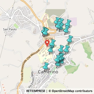 Mappa Via Madonna delle Carceri, 62032 Camerino MC, Italia (0.429)
