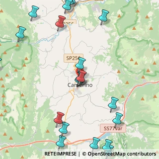 Mappa Via Madonna delle Carceri, 62032 Camerino MC, Italia (6.2775)
