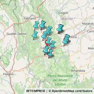 Mappa Via Madonna delle Carceri, 62032 Camerino MC, Italia (10.278)