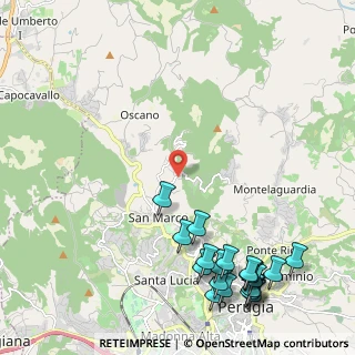 Mappa Via della Mira, 06131 Perugia PG, Italia (3.0855)