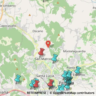 Mappa Via della Mira, 06131 Perugia PG, Italia (3.7295)