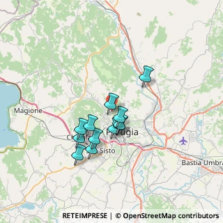 Mappa Via della Mira, 06131 Perugia PG, Italia (5.8025)
