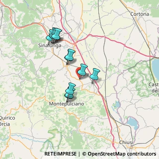 Mappa SP Lauretana, 53045 Abbadia SI (6.55583)