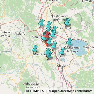 Mappa Via della Costituzione, 53045 Montepulciano SI, Italia (10.02833)