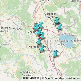 Mappa Via della Costituzione, 53045 Montepulciano SI, Italia (11.33588)