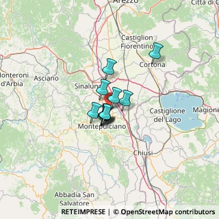 Mappa Via della Costituzione, 53045 Montepulciano SI, Italia (6.91273)