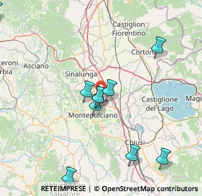Mappa Via della Costituzione, 53045 Montepulciano SI, Italia (21.91231)
